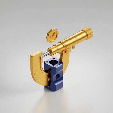 Inspection & QC — VMC machining process at DTECH SOLUTION Ahmedabad