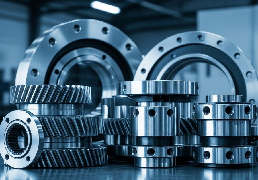 Machined gear blanks, flanges and shaft couplings — DTECH SOLUTION Ahmedabad