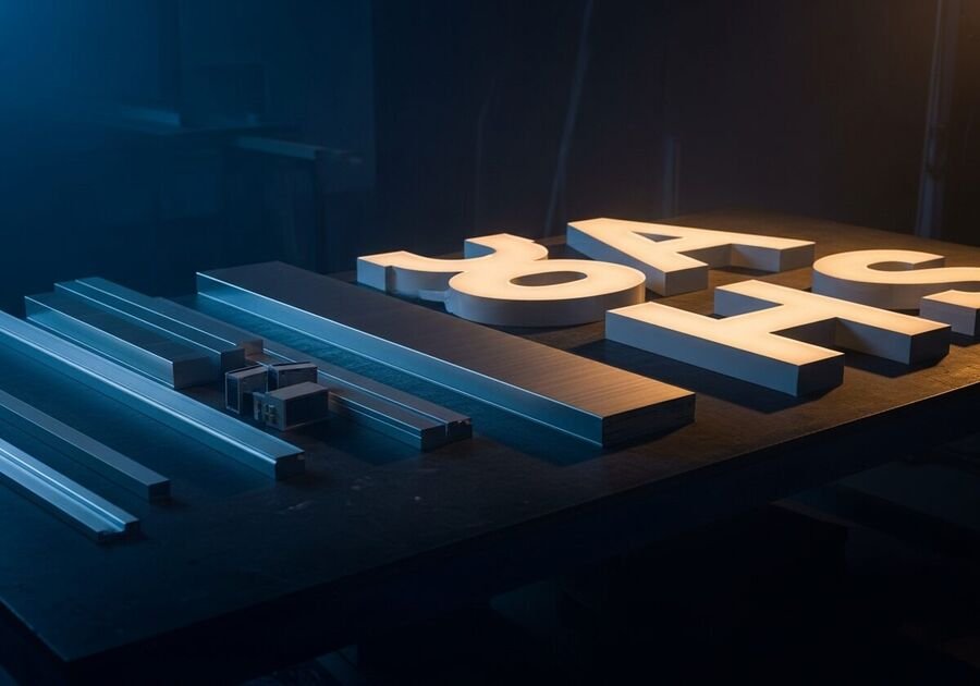 Signage & Advertising — metal applications