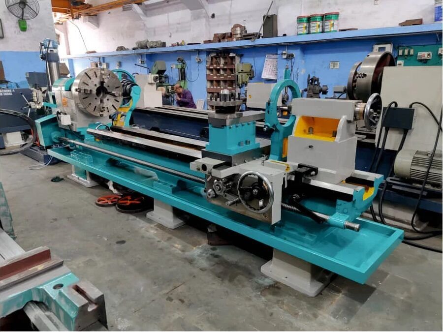Lathe Machine at Rajesh Aluminium manufacturing facility, Ahmedabad
