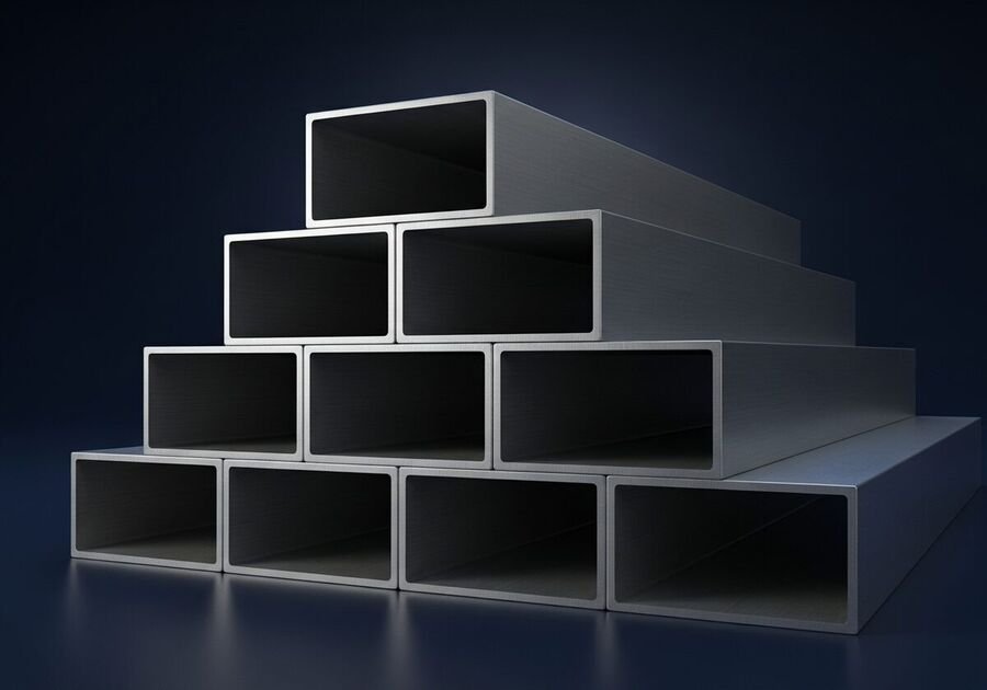 Aluminium Rectangular Tube — Rajesh Aluminium Ahmedabad