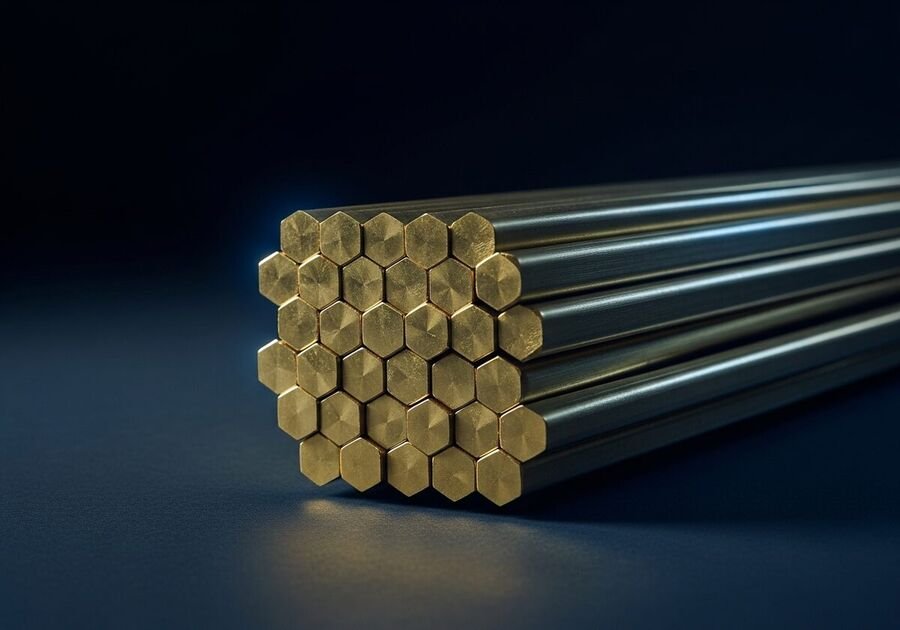 Brass Hexagonal Bar — Rajesh Aluminium Ahmedabad